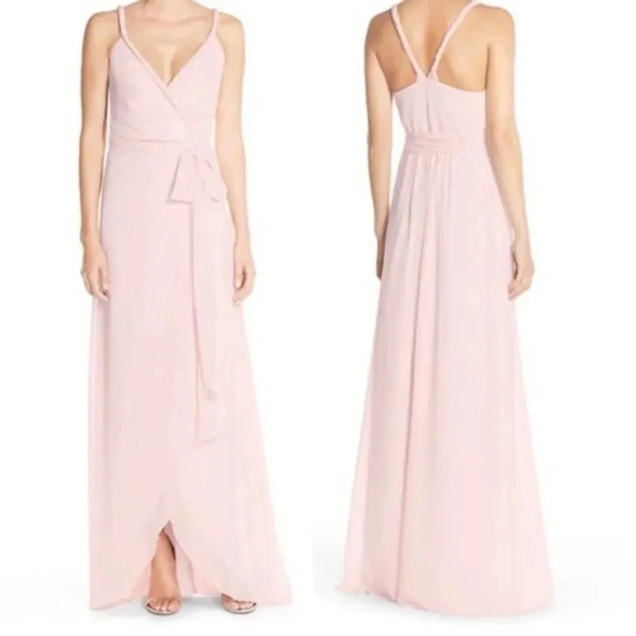 CEREMONY JOANNA AUGUST Parker Dress Long Paradise City Bridesmaid Size Small - Picture 1 of 9